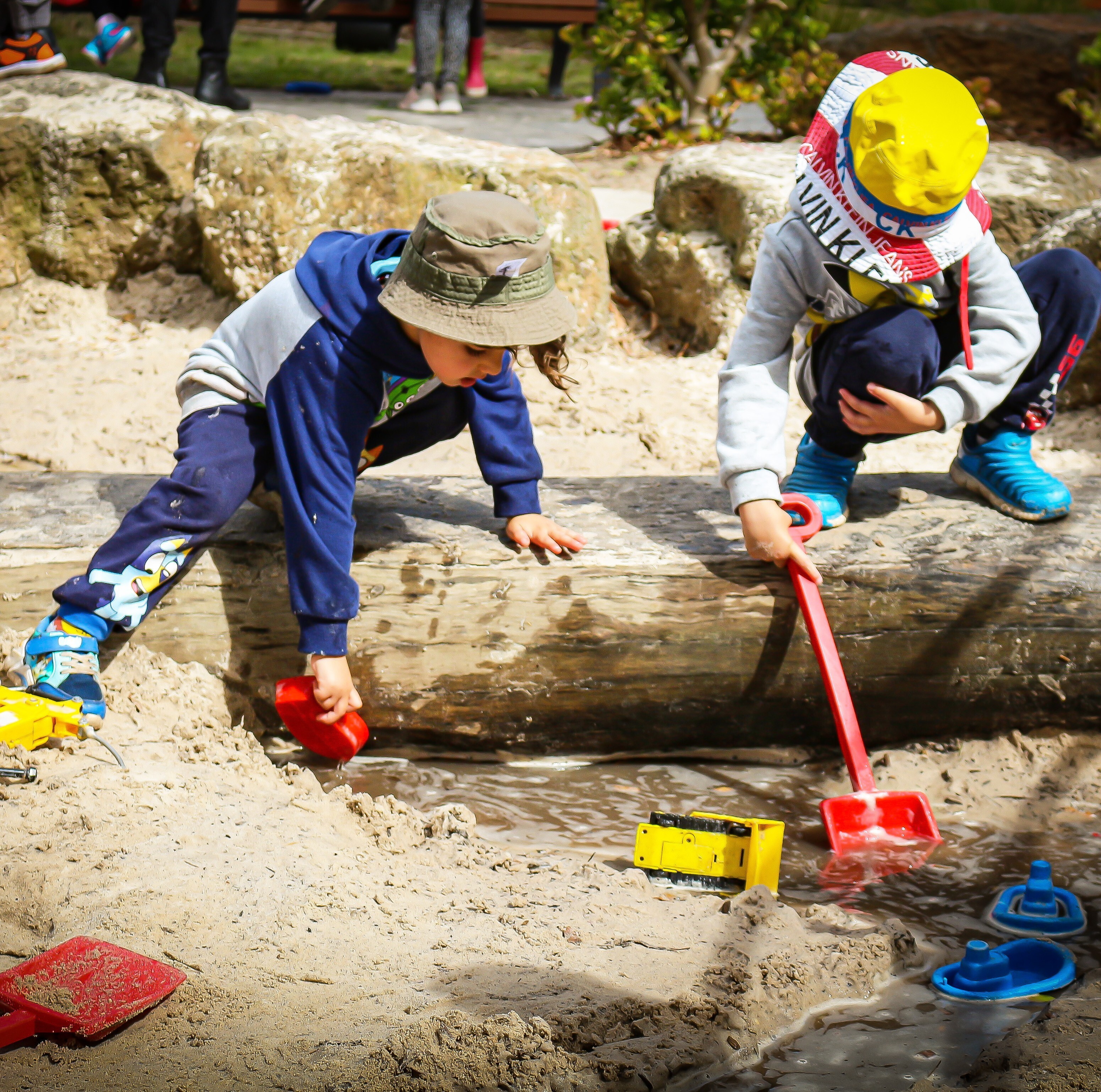 two children at play